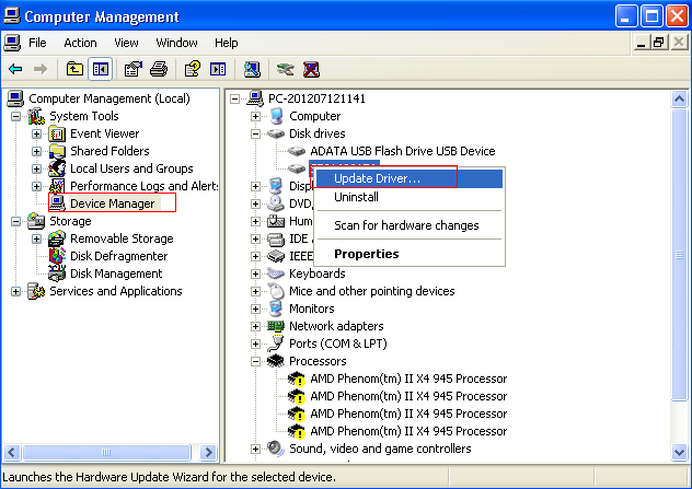 Corrigir SDHC Cartão não detectando no Windows 10/8/7 / XP 