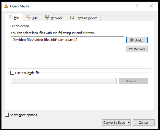 Reparar arquivos MP4 corrompidos com VLC