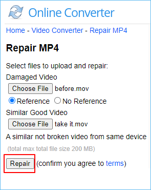 corrigir o arquivo MOV apenas reproduzindo áudio não video