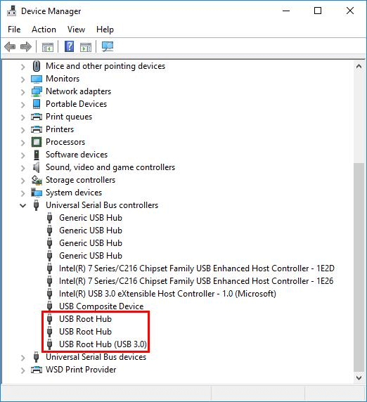 hubs raiz USB 4