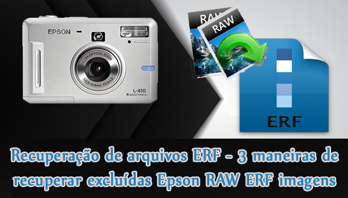 Recuperação de arquivos ERF - 3 maneiras de recuperar excluídas Epson RAW ERF imagens