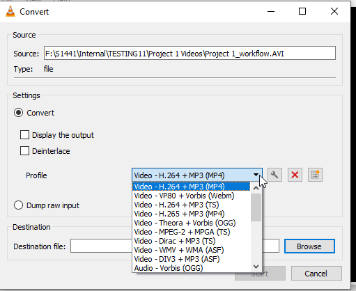 Converter o formato de arquivo de vídeo para outro formato2