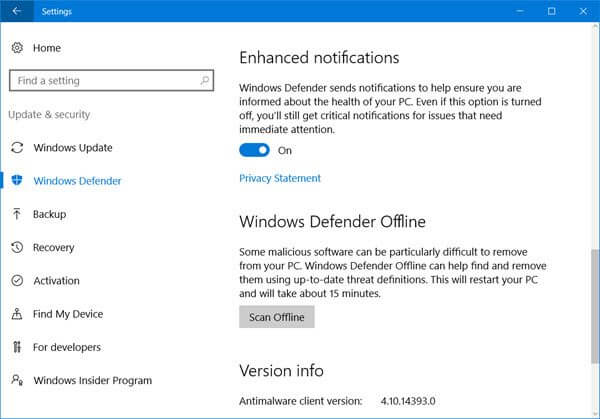 Execute a verificação de vírus no seu sistema1
