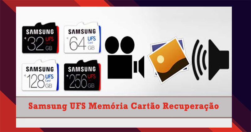 Samsung UFS Memória Cartão Recuperação