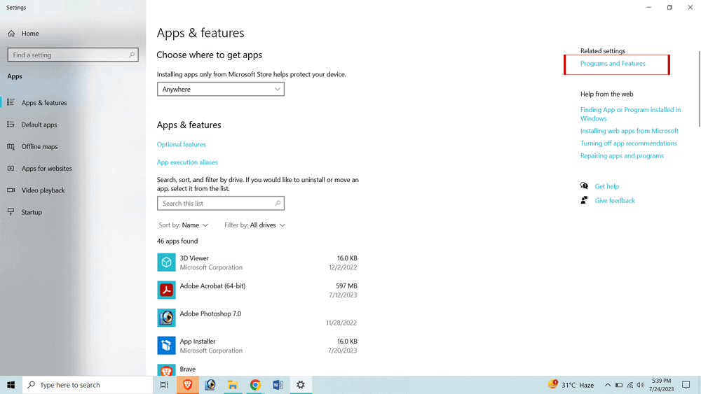 Reinstalando o reprodutor de mídia