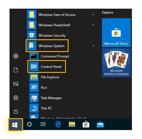Painel de Controle
