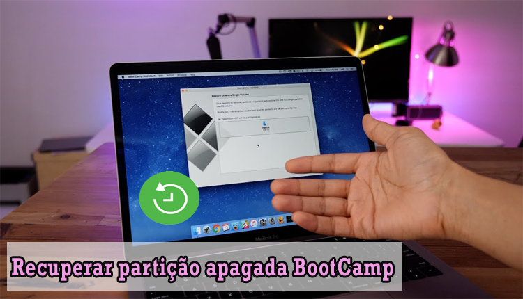 recuperar a partição do Mac apagada acidentalmente BootCamp