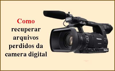 Panasonic digital Câmera recuperação