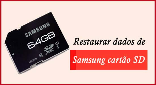 Samsung SD cartão recuperação