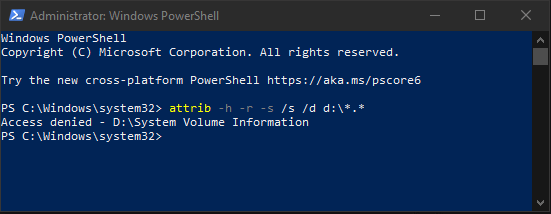 corrigir arquivo VHD corrompido com PowerShell