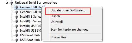 Atualizar software de driver