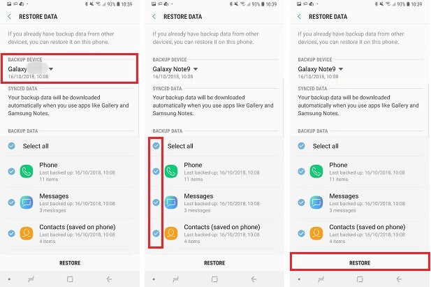 Recuperar Dados de telefones Samsung Galaxy