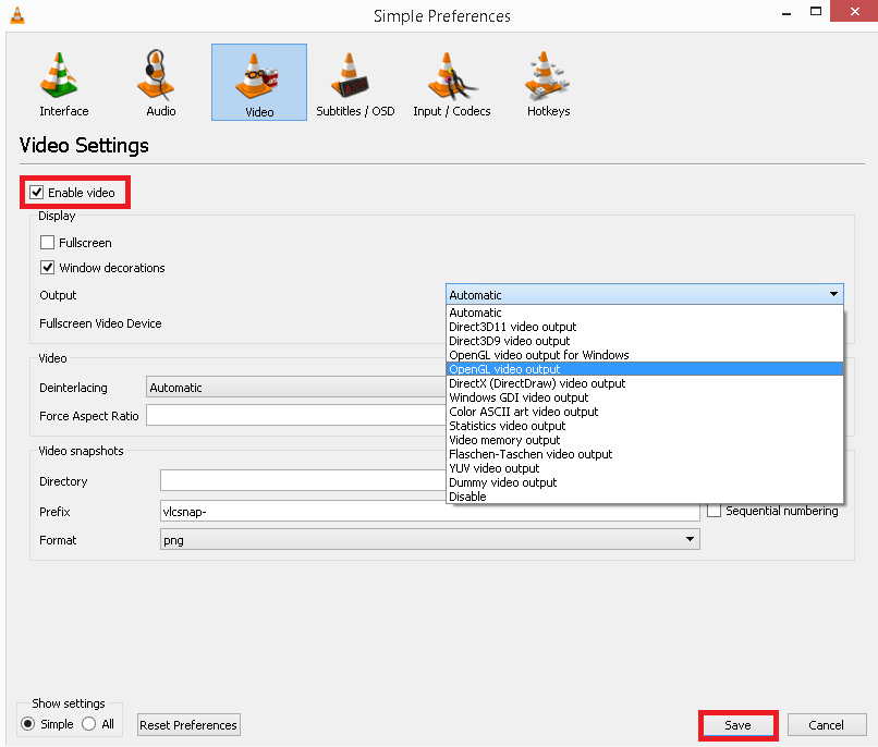 VLC não pôde identificar o codec de áudio ou vídeo