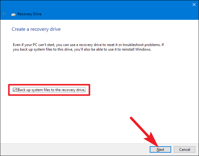 Criar Windows 10 Recuperação USB