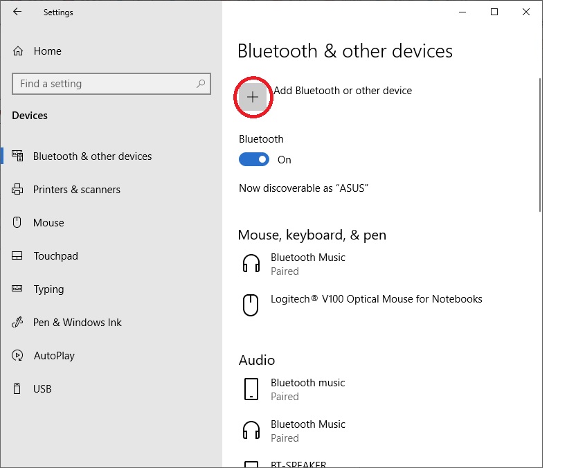 Bluetooth e outros dispositivos